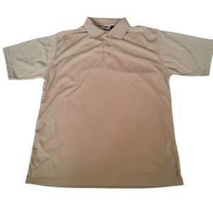 New Blue PointE Men's Classic Tan Polo Shirt Size L